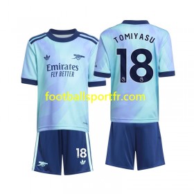 Tenue Arsenal Takehiro Tomiyasu 18 Enfant Troisieme 2024-2025 Maillot de Foot